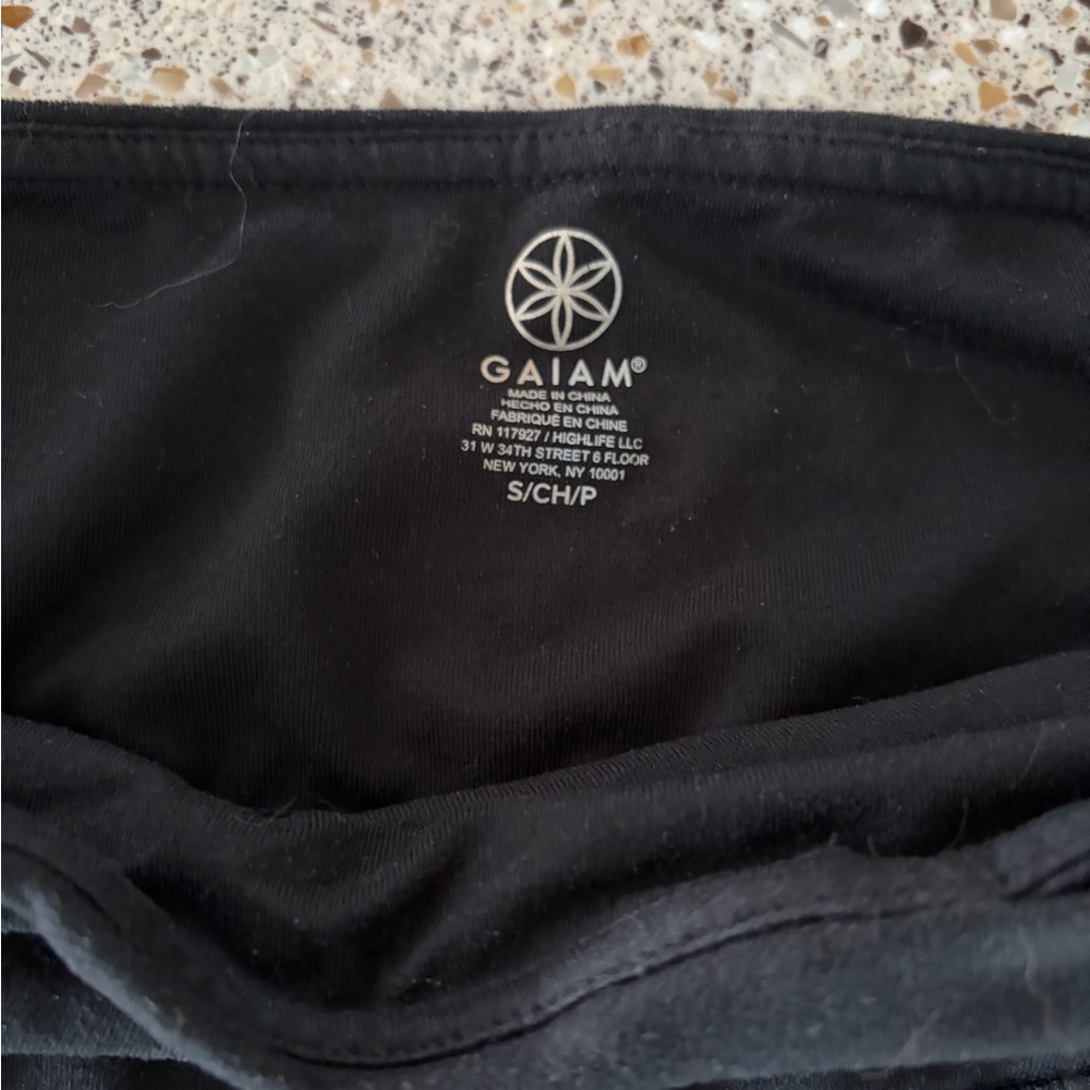 GAIAM Classic Black Yoga Pants